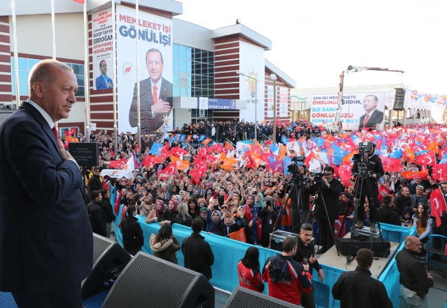 Cumhurbaşkanı Erdoğan: Ezan düşmanlarına hadlerini bildirmek için seçimden güçlü çıkmalıyız