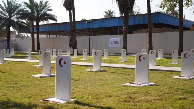 TİKA'nın Irak'ta yenilediği Türk Şehitliği açıldı