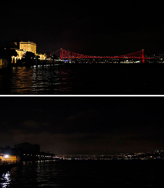 İstanbul'dan 'Dünya Saati' hareketine destek