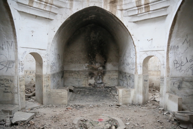 2 asırlık harabe hamam, müzeye dönüştürüldü