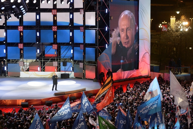 Rusya'da Devlet Başkanlığı seçimini Vladimir Putin kazandı