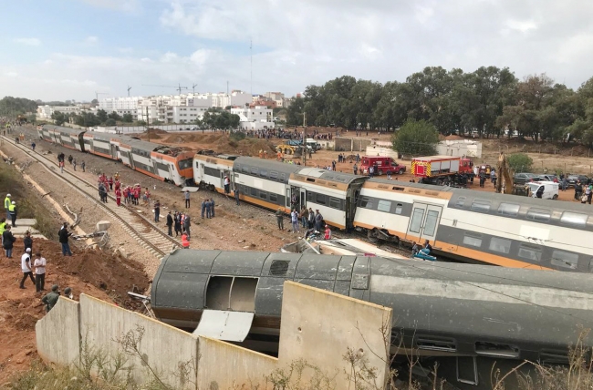 Fas'ta tren kazası: En az 6 ölü