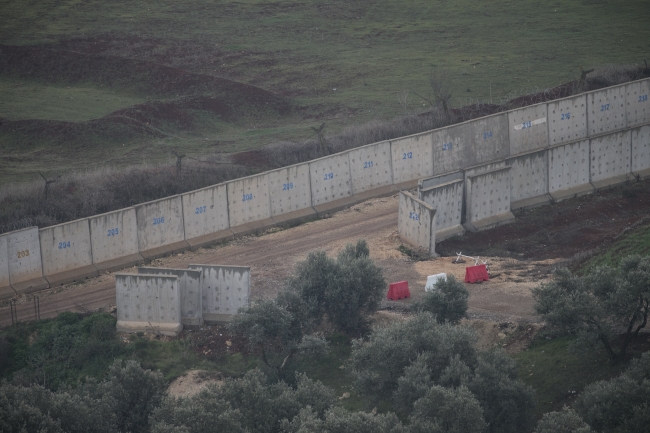 Afrin sınırında 'Kayı' güvenlik sistemi devreye girdi