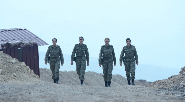 Zeytin Dalı Harekatı'nın kadın kahramanları Afrin nöbetinde