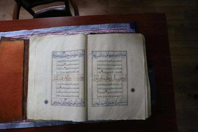 6 asırlık Kur'an-ı Kerim artık koruma altında
