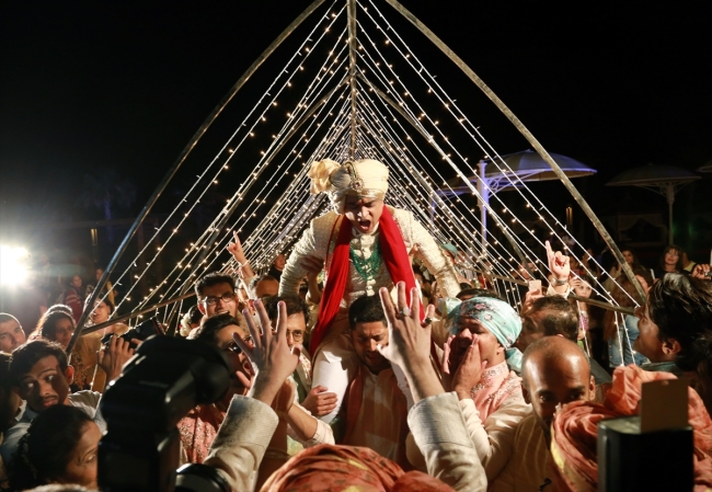 Antalya'daki Hint düğünü 3 gün 3 gece sürdü