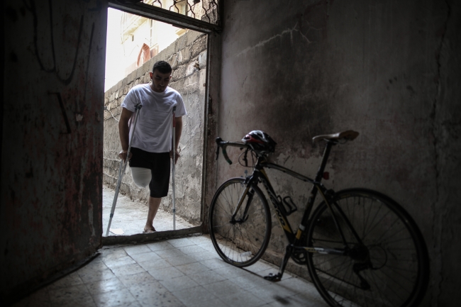 Gazzeli genç, Erdoğan'ın hediye ettiği bisikleti artık süremeyecek