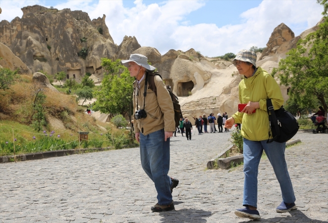 Kapadokya'ya gelen turist sayısında büyük artış