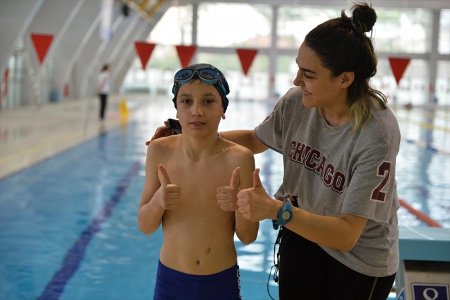Türkiye şampiyonu otizmli sporcunun hedefi milli takım