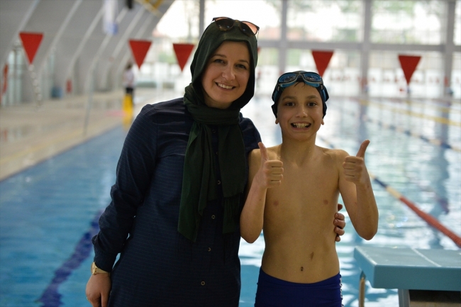 Türkiye şampiyonu otizmli sporcunun hedefi milli takım