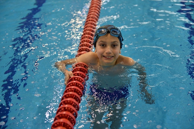 Türkiye şampiyonu otizmli sporcunun hedefi milli takım