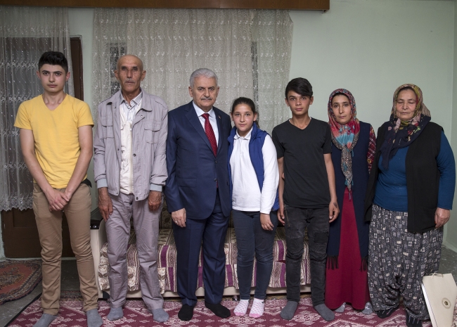 Başbakan Yıldırım'dan Aktaş ailesine iftar ziyareti