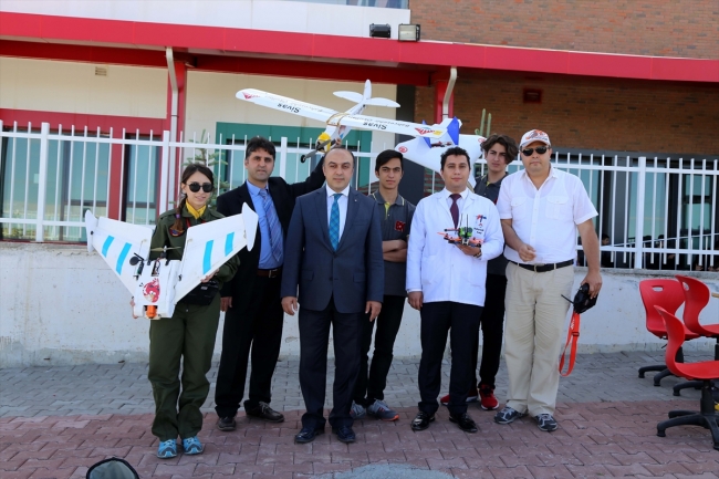 Lise öğrencileri insansız hava aracı yaptı