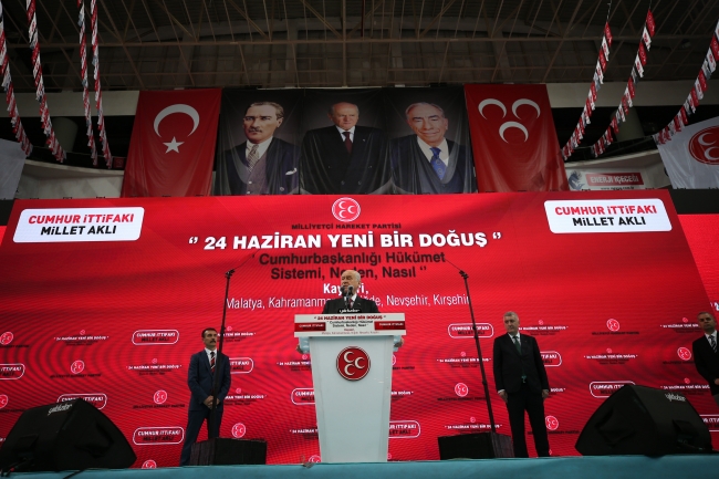 MHP Genel Başkanı Bahçeli: Türk bayrağı Afrin gibi Kandil'e de dikilmelidir
