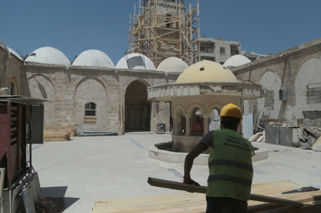Bab'daki tarihi cami ve çarşı Türkiye'nin desteğiyle restore ediliyor