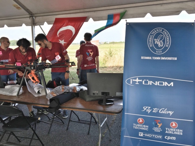 ABD'de yapılan insansız hava sistemleri yarışmasında Türk öğrencilerin büyük başarısı
