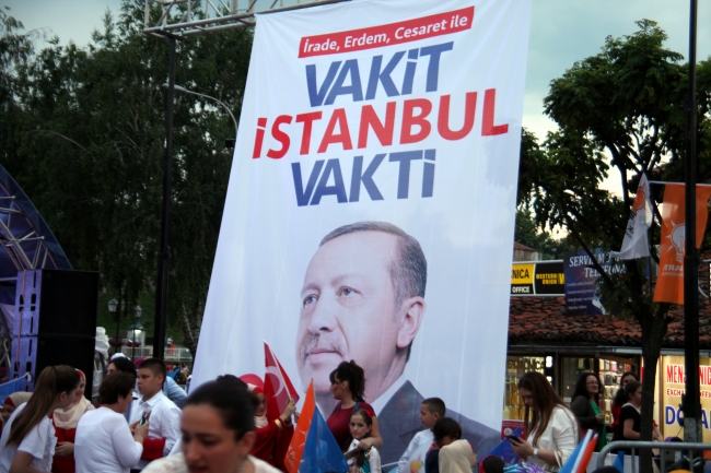 Sancak'ta Cumhurbaşkanı Erdoğan'a destek mitingi