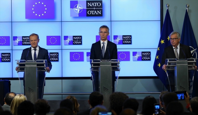 AB ve NATO'dan iş birliği için ortak bildiri