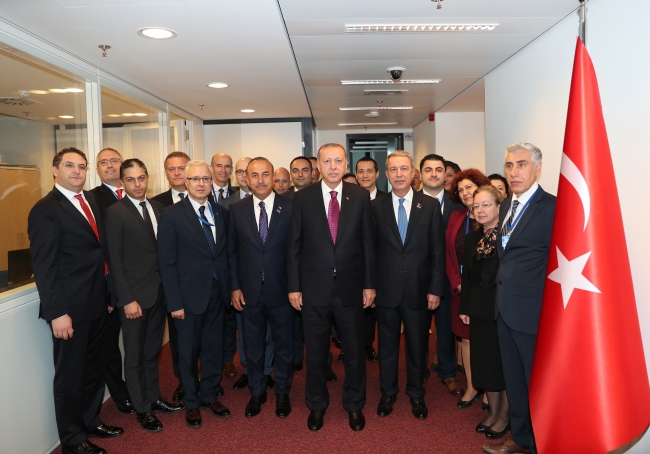 Cumhurbaşkanı Erdoğan NATO karargahında Türkiye temsilciliğini açtı