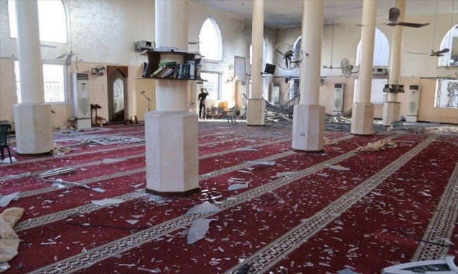 Gazze'deki Şeyh Zayed Camii İsrail'in saldırısında hasar gördü