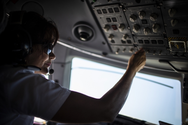 Gökyüzünün hayat kurtaran kadın pilotu