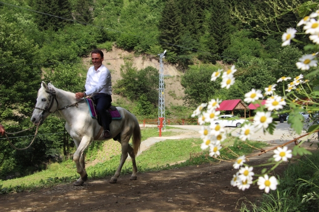 Trabzon Güzelyayla dört mevsim ziyaretçi ağırlıyor