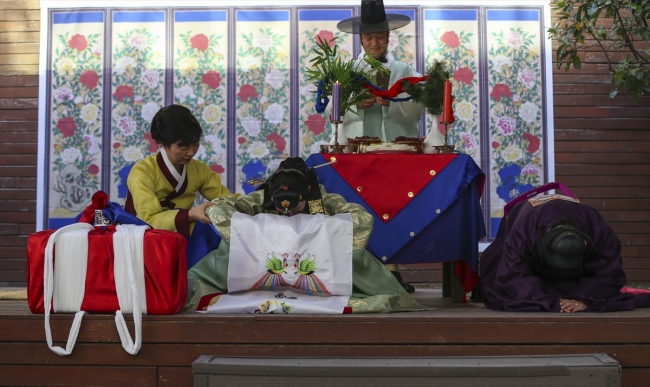 Güney Kore'nin düğün geleneği Ankara'da tanıtıldı