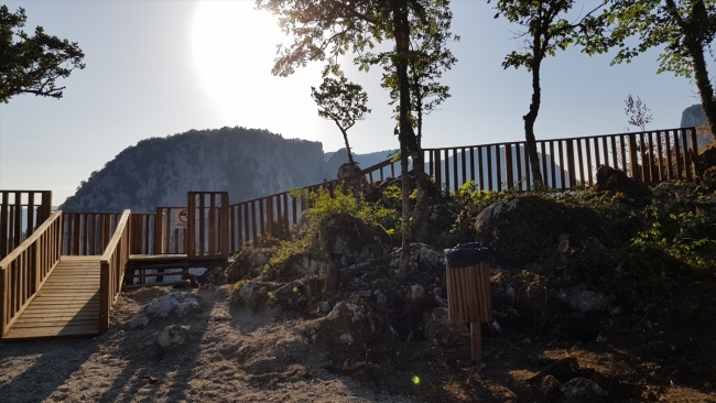 Kastamonu Valla Kanyonu'na seyir terası yapıldı