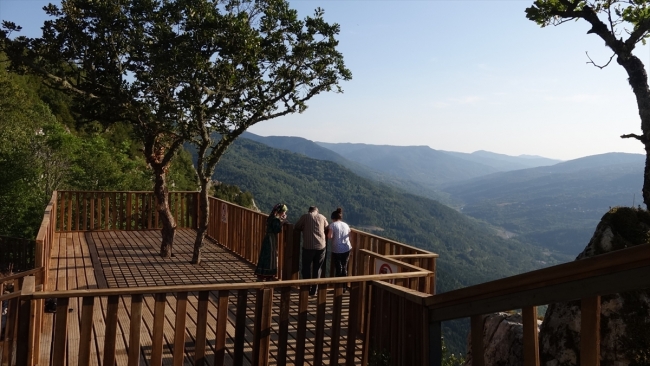 Kastamonu Valla Kanyonu'na seyir terası yapıldı