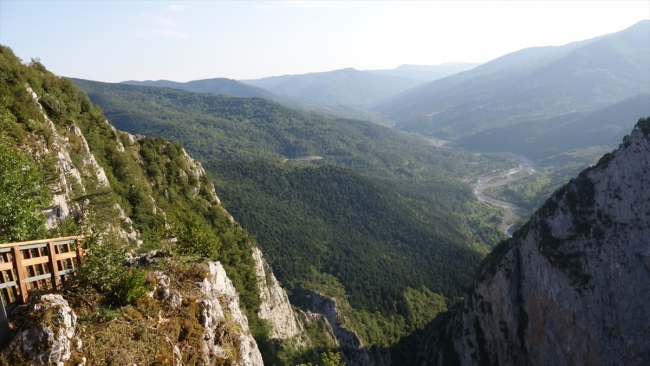 Kastamonu Valla Kanyonu'na seyir terası yapıldı
