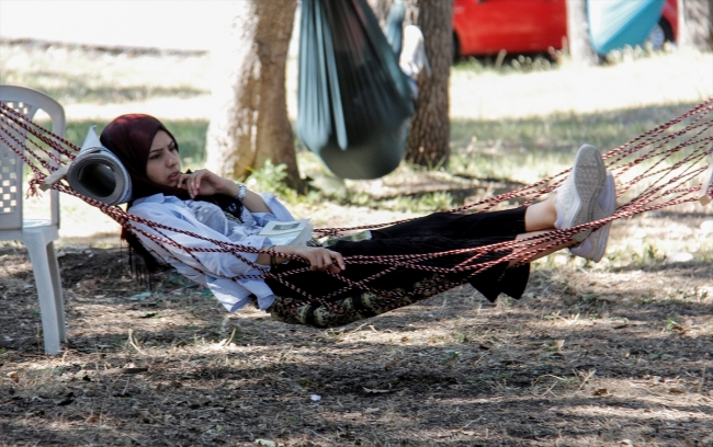 Bursa'da "Hamak Festivali" düzenlendi