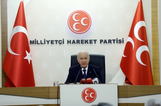 MHP Genel Başkanı Bahçeli: Biz kurla kurulmadık, dövizle devrilmeyiz