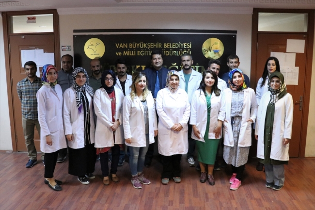 Van'da dezavantajlı gençlere belediye desteği