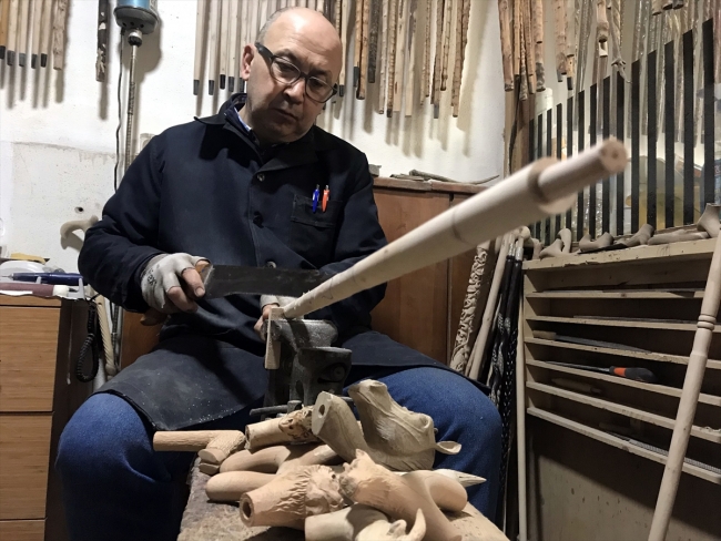 Hayvan figürlerinden bastonlar