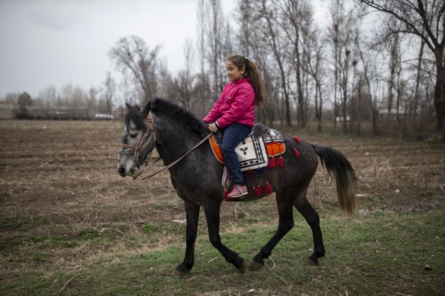Küçük Sude'nin "Bozoğlan" ile dostluğu