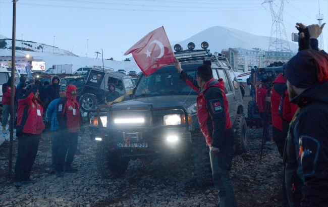 Erzurum'da Off-Road heyecanı sürüyor