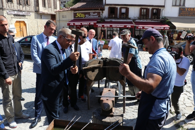 Kaybolmaya yüz tutan meslekler Safranbolu'da canlandırıldı