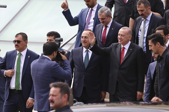 Cumhurbaşkanı Erdoğan'ın Stoltenberg'i kabulü başladı