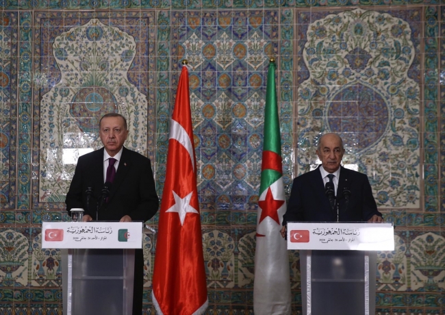 Türkiye ve Cezayir Libya'da beraber hareket etmek için anlaştı