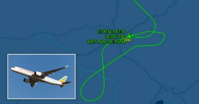 Etiyopya Hava Yolları uçağının iki pilotu da uyuyakaldı
