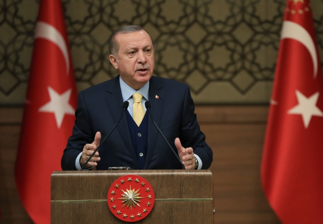 Cumhurbaşkanı Erdoğan: Afrin'de tüm insanlığın düşmanı bir zihniyetle mücadele ediyoruz