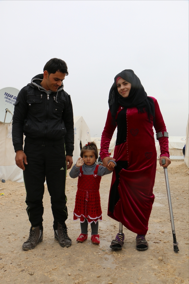 Suriyeli sığınmacıların protez mutluluğu