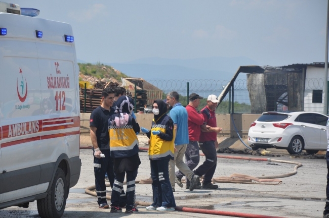 Bursa'da sanayi bölgesinde patlama oldu
