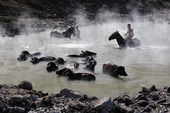 Budaklı kaplıcası fotoğraf tutkunlarını ağırlıyor