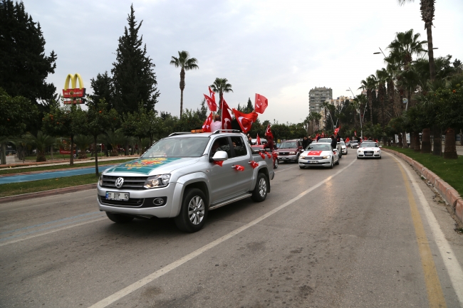Adana'dan Reyhanlı'ya destek konvoyu