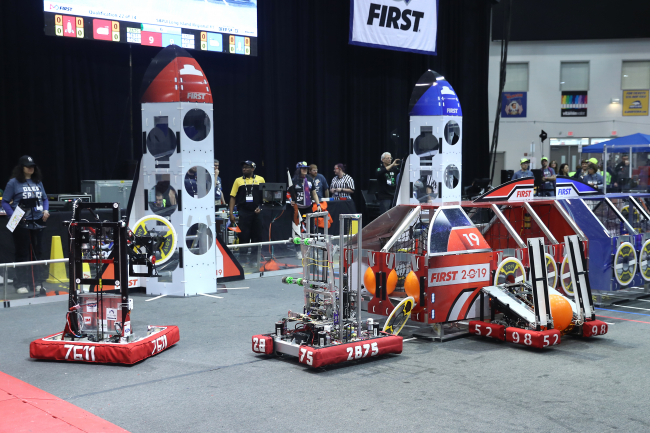  First Robotics Competition, dünyanın en prestijli robot yarışmalarından biri olarak kabul ediliyor. Foto: AA