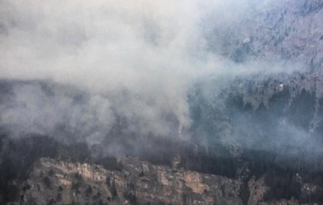 Mersin'deki orman yangını 3 gündür sürüyor