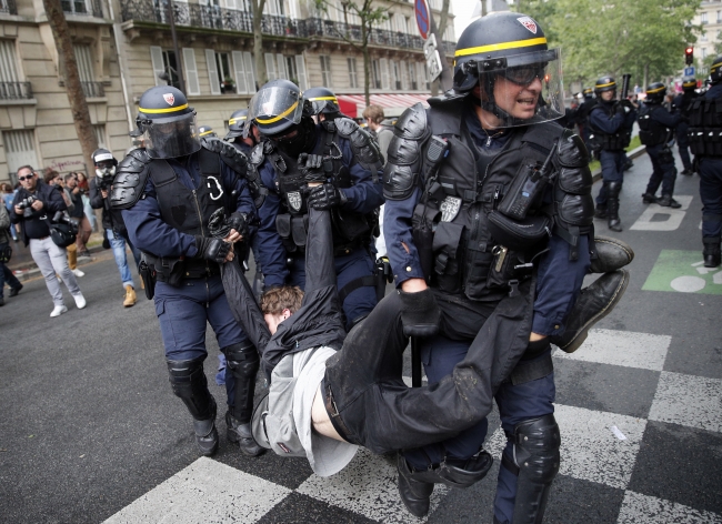 Fransa Avrupa'da grev rekoru kırdı