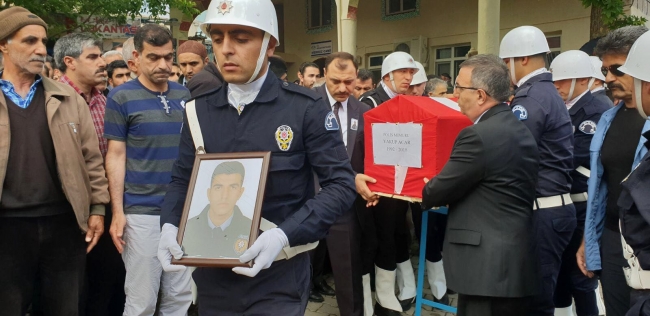 Şehit polis memuru Yakup Acar son yolculuğuna uğurlandı