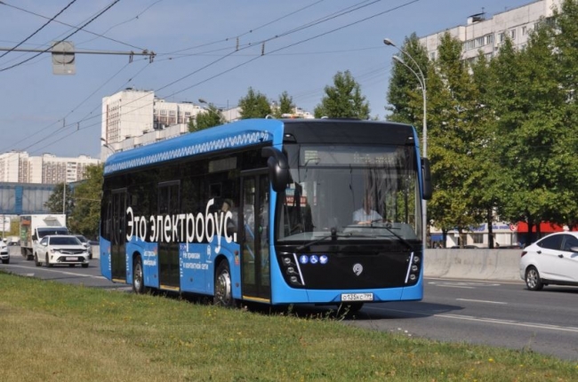 Elektrikli otobüsler Rus halkının hizmetine sunuldu